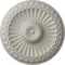 Ekena Millwork Linus Ceiling Medallion, Hand-Painted Pot of Cream, 11 1/4"OD x 1 1/8"P CM11LIPCF - alternate 1